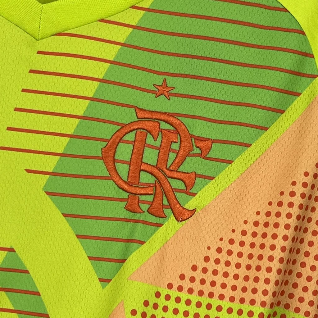 2025/2026 Flamengo Goalkeeper Green Football Jersey1:1 Thai Quality - Image 6