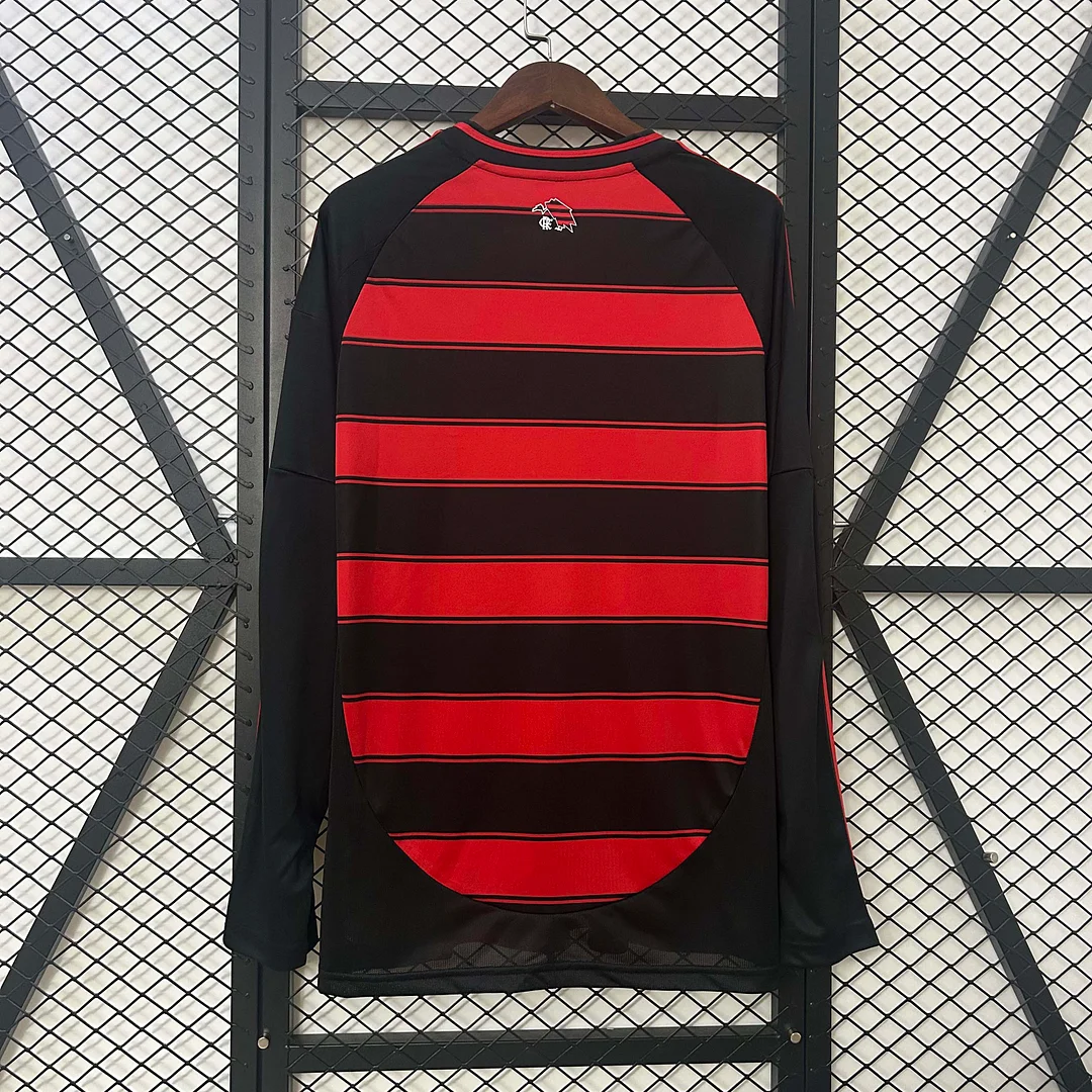 2025/2026 Long Sleeve Flamengo Home Football Jersey1:1 Thai Quality - Image 2