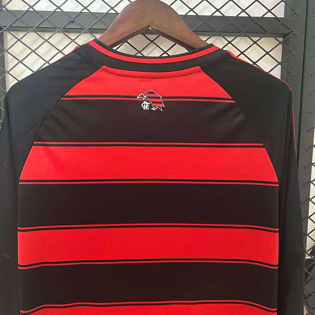 2025/2026 Long Sleeve Flamengo Home Football Jersey1:1 Thai Quality - Image 4