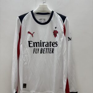2025/2026 Long Sleeve AC Milan Away Football Shirt 1:1 Thai Quality