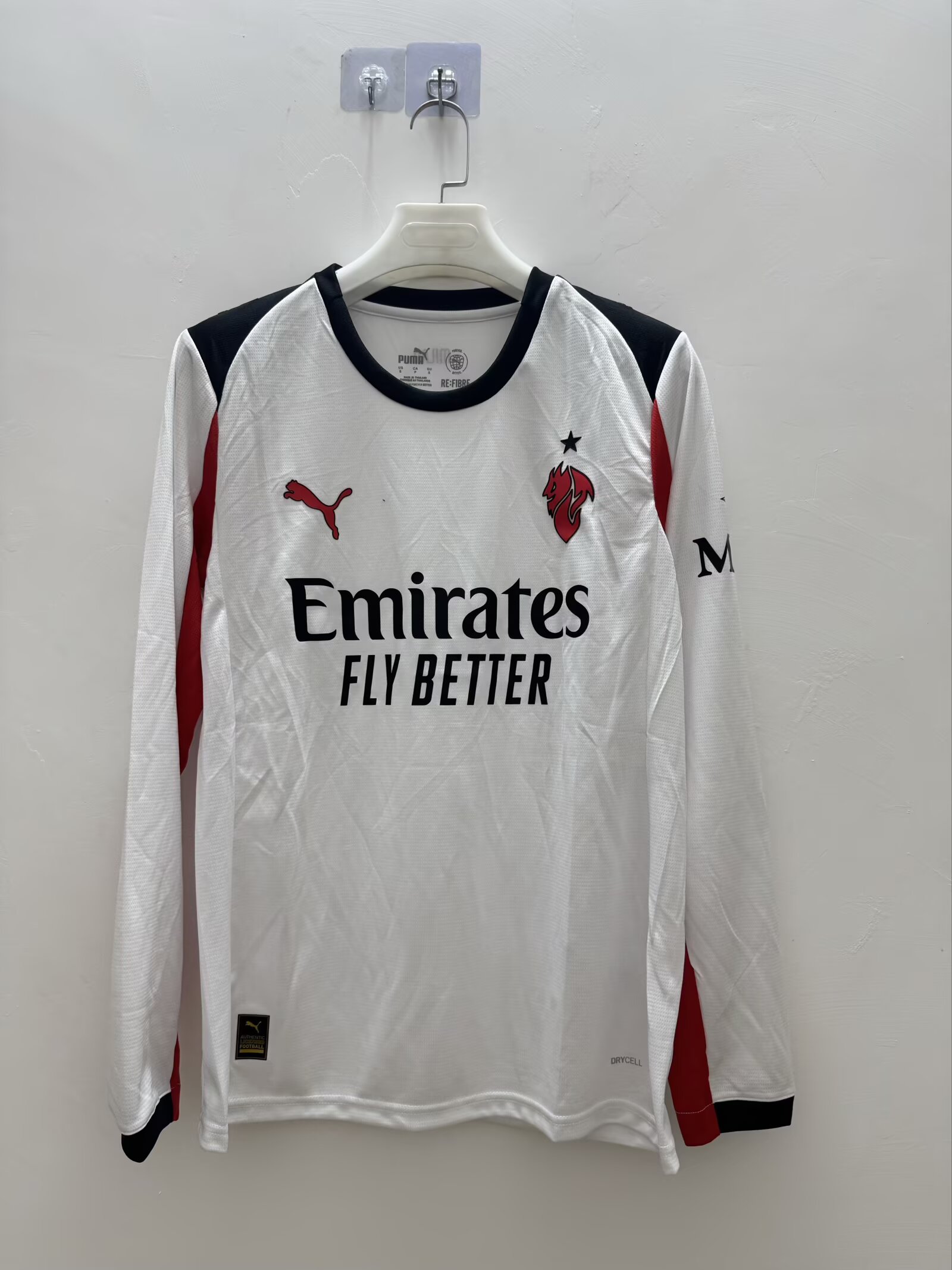 2025/2026 Long Sleeve AC Milan Away Football Shirt 1:1 Thai Quality