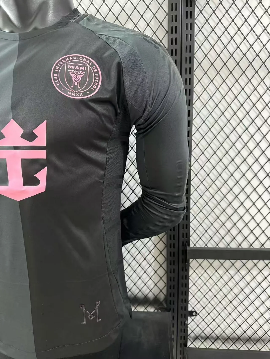 2025/2026 Long Sleeve Player Version Inter Miami Away Soccer Jersey 1:1 Thai Quality - Image 4
