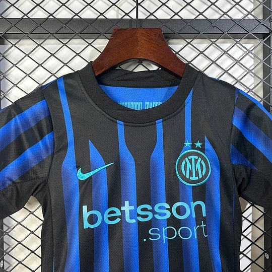 2025/2026 Inter Milan Home Football Jersey 1:1 Thai Quality Kids Size - Image 3