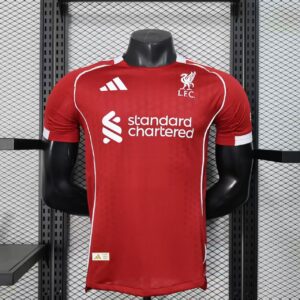2025/2026 Player Version Liverpool Home Soccer Jersey 1:1 Thai Quality